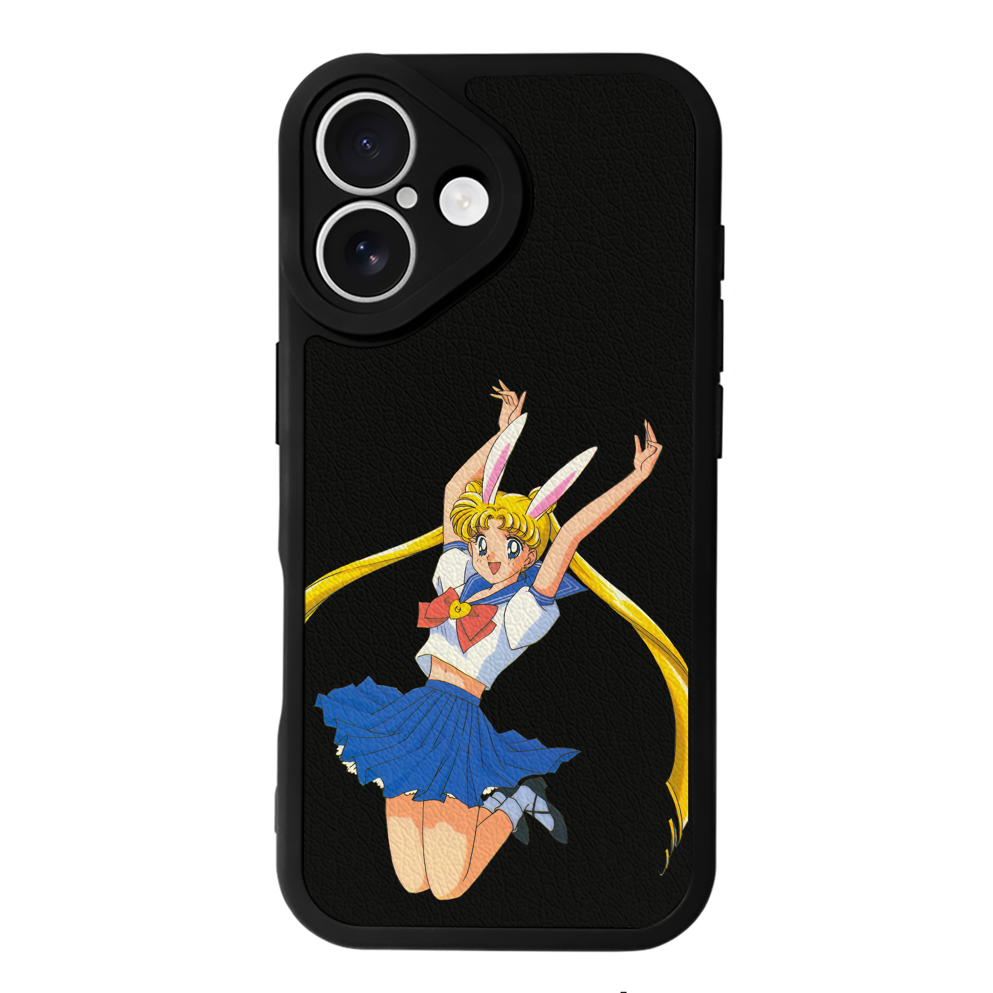 （画像用） 美少女戦士セーラームーン 愛野 美奈子 あいの みなこ Sailor Moon Aino Minako 【iPhone 16シリーズ対応】シリコンスマホケース（レザー調） 材質：シリコン